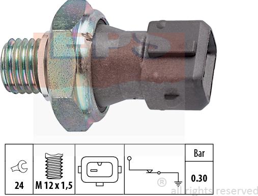 MDR EPS-1800 071 - Датчик, налягане на маслото vvparts.bg