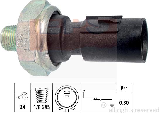 MDR EPS-1800 195 - Датчик, налягане на маслото vvparts.bg