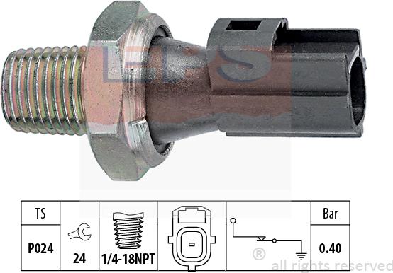 MDR EPS-1800 145 - Датчик, налягане на маслото vvparts.bg