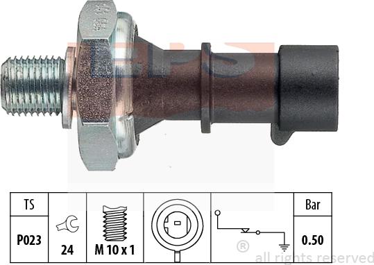 MDR EPS-1800 141 - Датчик, налягане на маслото vvparts.bg