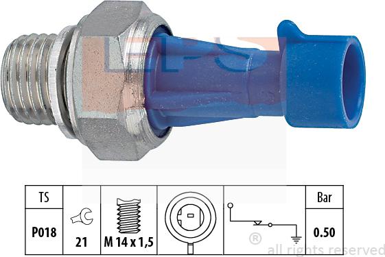 MDR EPS-1800 143 - Датчик, налягане на маслото vvparts.bg