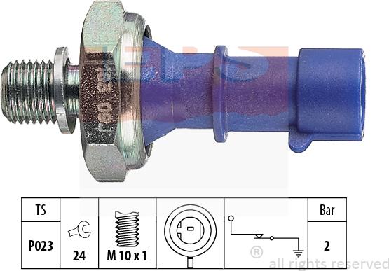 MDR EPS-1800 163 - Датчик, налягане на маслото vvparts.bg