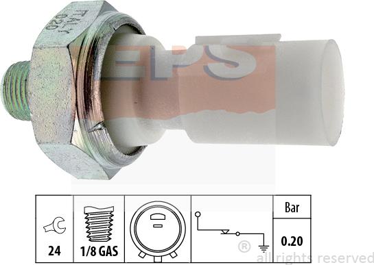 MDR EPS-1800 182 - Датчик, налягане на маслото vvparts.bg