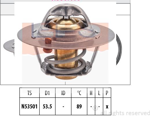MDR EPS-1880 416S - Термостат, охладителна течност vvparts.bg