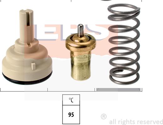 MDR EPS-1880 686S - Термостат, охладителна течност vvparts.bg