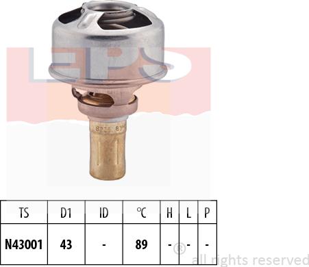 MDR EPS-1880 246 - Термостат, охладителна течност vvparts.bg