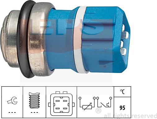 MDR EPS-1830 535 - Датчик, температура на охладителната течност vvparts.bg