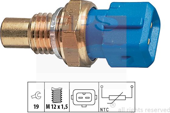 MDR EPS-1830 194 - Датчик, температура на охладителната течност vvparts.bg