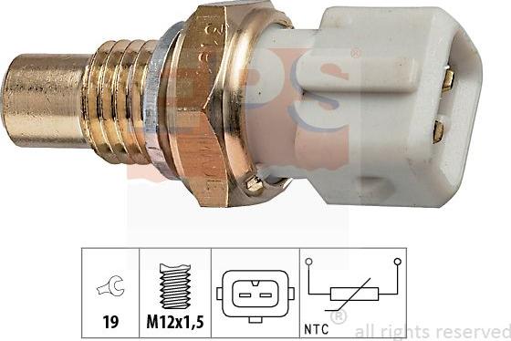 MDR EPS-1830 191 - Датчик, температура на охладителната течност vvparts.bg