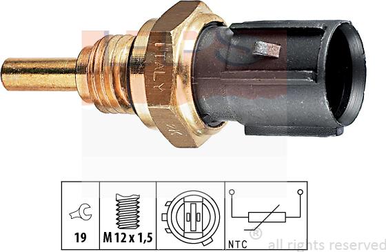 MDR EPS-1830 198 - Датчик, температура на охладителната течност vvparts.bg