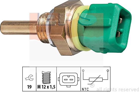 MDR EPS-1830 148 - Датчик, температура на охладителната течност vvparts.bg