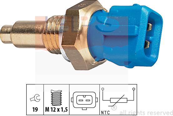 MDR EPS-1830 143 - Датчик, температура на охладителната течност vvparts.bg