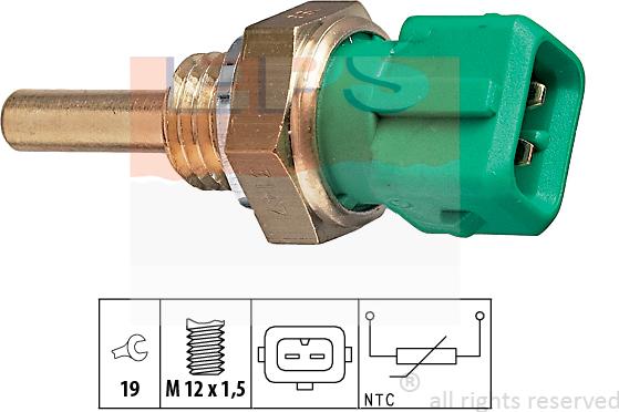 MDR EPS-1830 147 - Датчик, температура на охладителната течност vvparts.bg