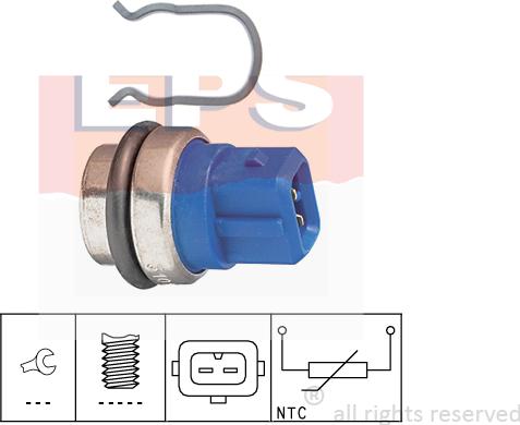 MDR EPS-1830 101 - Датчик, температура на охладителната течност vvparts.bg