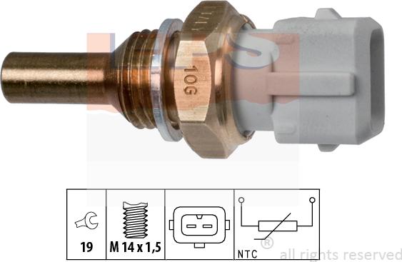 MDR EPS-1830 126 - Датчик, температура на охладителната течност vvparts.bg