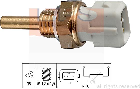 MDR EPS-1830 127 - Датчик, температура на охладителната течност vvparts.bg