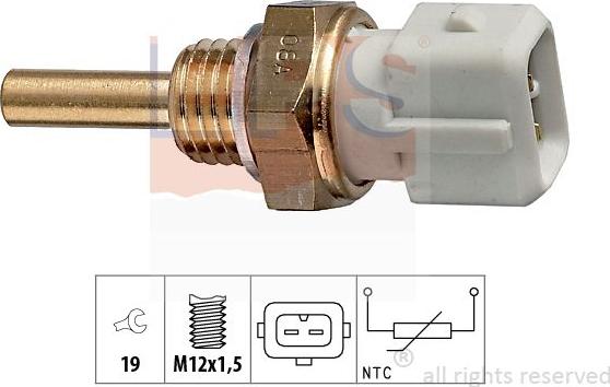 MDR EPS-1830 127 - Датчик, температура на охладителната течност vvparts.bg