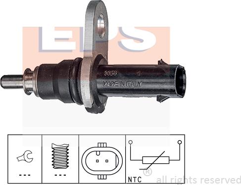 MDR EPS-1830 356 - Датчик, температура на охладителната течност vvparts.bg