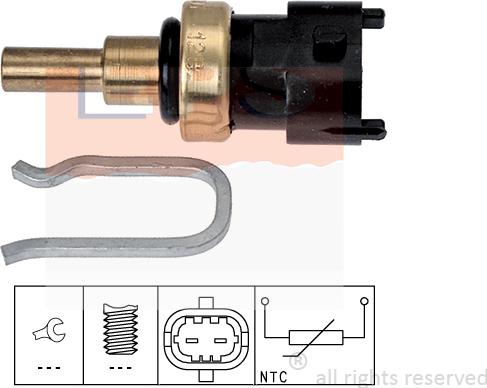 MDR EPS-1830 357 - Датчик, температура на охладителната течност vvparts.bg