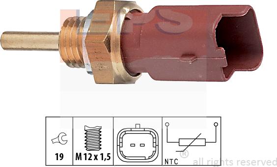 MDR EPS-1830 326 - Датчик, температура на охладителната течност vvparts.bg