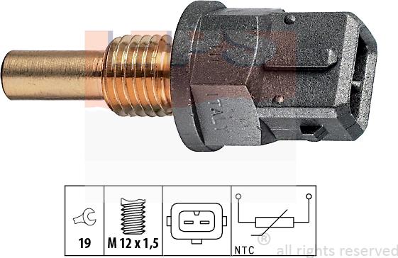 MDR EPS-1830 200 - Датчик, температура на охладителната течност vvparts.bg