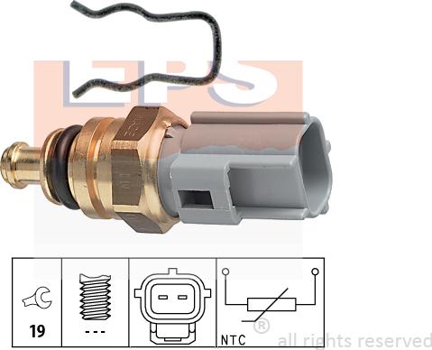 MDR EPS-1830 285 - Датчик, температура на охладителната течност vvparts.bg