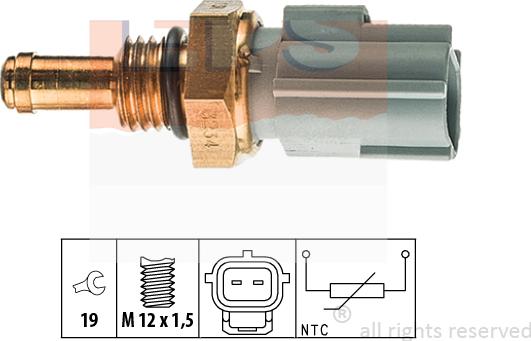 MDR EPS-1830 234 - Датчик, температура на охладителната течност vvparts.bg