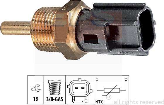 MDR EPS-1830 230 - Датчик, температура на охладителната течност vvparts.bg