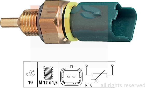 MDR EPS-1830 276 - Датчик, температура на охладителната течност vvparts.bg