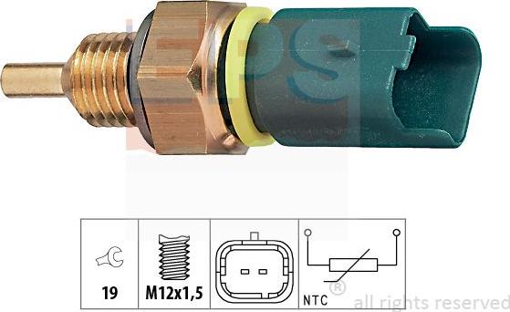 MDR EPS-1830 276 - Датчик, температура на охладителната течност vvparts.bg