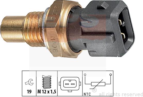 MDR EPS-1830 270 - Датчик, температура на охладителната течност vvparts.bg