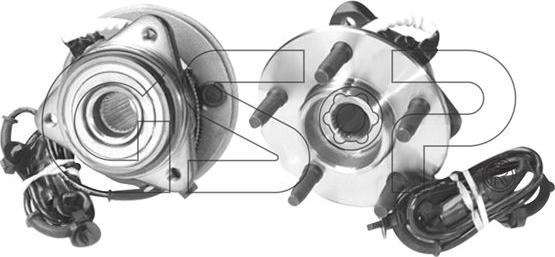 MDR GSP-9327011 - Комплект колесен лагер vvparts.bg