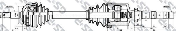 MDR GSP-210190 - Полуоска vvparts.bg