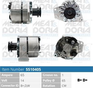 Meat & Doria 5510405 - Генератор vvparts.bg