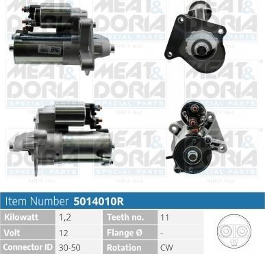 Meat & Doria 5014010R - Стартер vvparts.bg