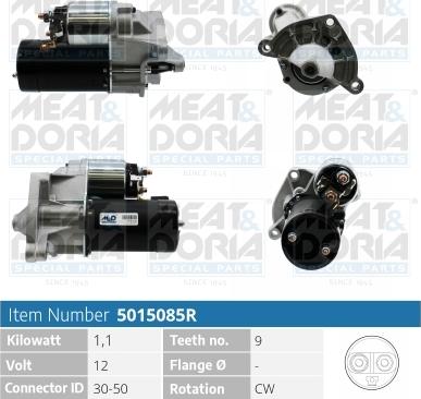 Meat & Doria 5015085R - Стартер vvparts.bg