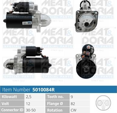 Meat & Doria 5010084R - Стартер vvparts.bg