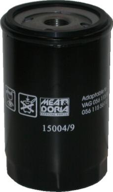 Meat & Doria 15004/9 - Маслен филтър vvparts.bg