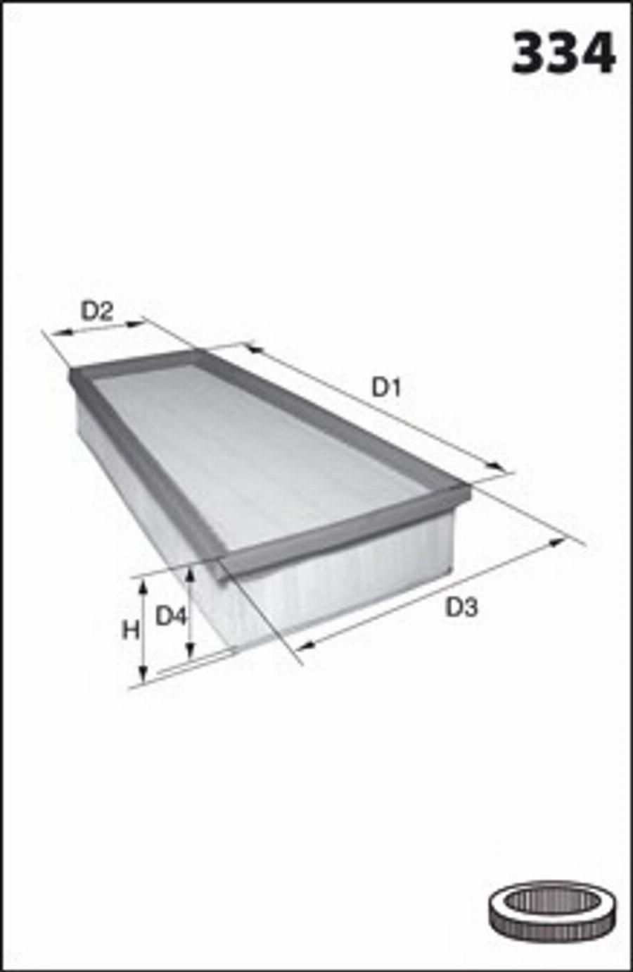 Mecafilter 120 - Въздушен филтър vvparts.bg