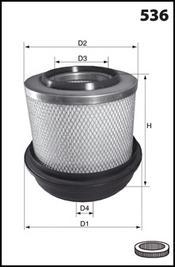 Mecafilter FA3417 - Въздушен филтър vvparts.bg