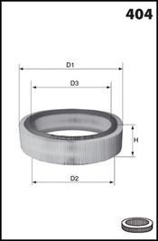 Mecafilter EL3625 - Въздушен филтър vvparts.bg