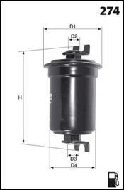 Mecafilter ELE6079 - Горивен филтър vvparts.bg