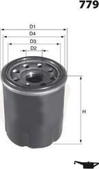 Mecafilter ELH4512 - Маслен филтър vvparts.bg