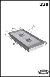 Mecafilter ELP9114 - Въздушен филтър vvparts.bg