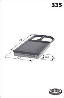 Mecafilter ELP9210 - Въздушен филтър vvparts.bg