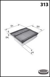 Mecafilter ELP3751 - Въздушен филтър vvparts.bg