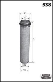 Mecafilter FA3102 - Филтър за вторичен въздух vvparts.bg