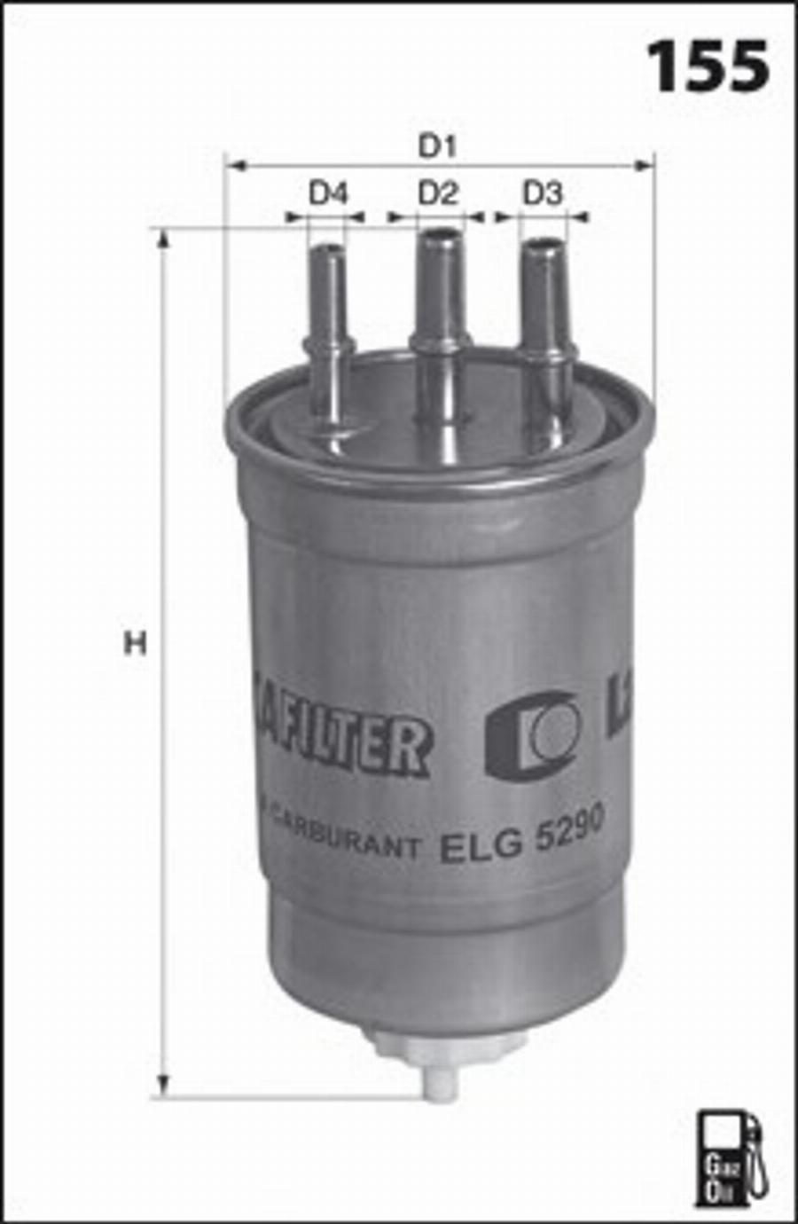 Mecafilter G75 - Горивен филтър vvparts.bg