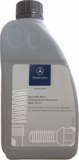 Mercedes-Benz A0009899701AAA6 - Двигателно масло vvparts.bg