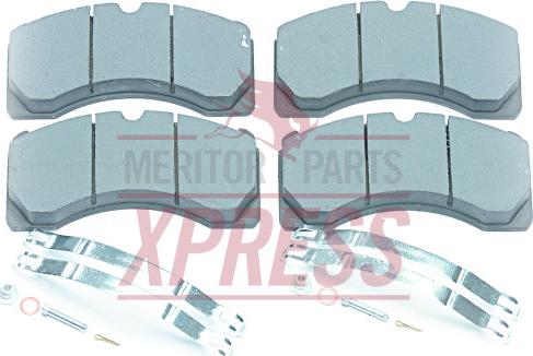 Meritor MDP3088K - Комплект спирачно феродо, дискови спирачки vvparts.bg